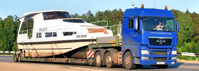 Полуприцеп для перевозки катера