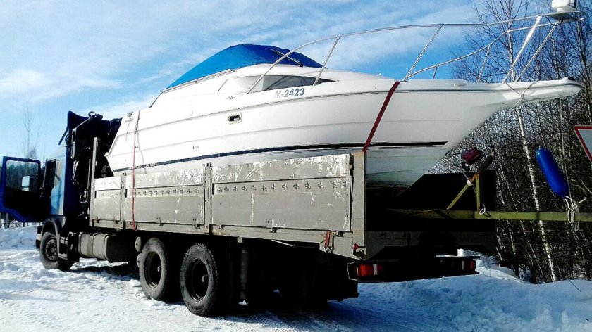 Транспортировка яхты
