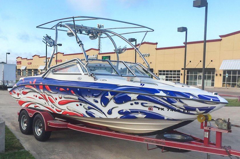 Расцветка катера