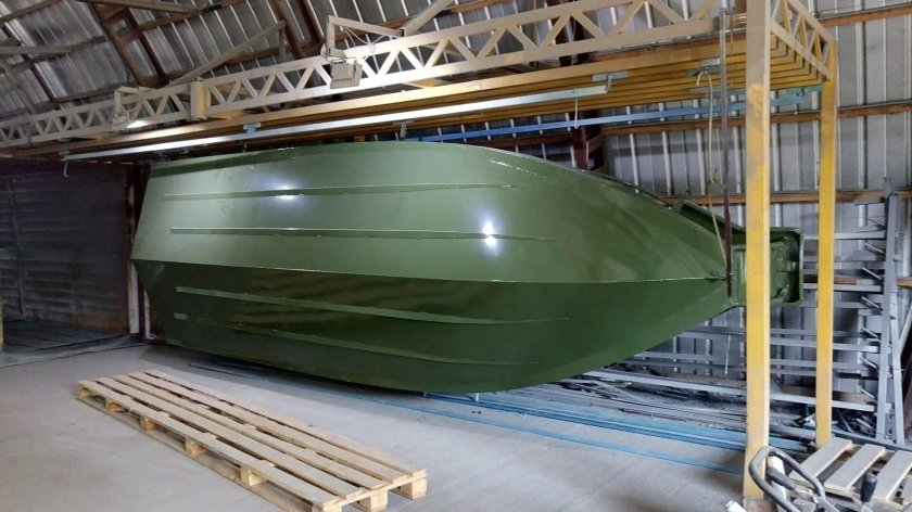 Окраска лодки