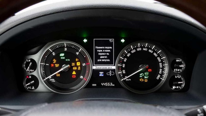 Land Cruiser 200 приборная