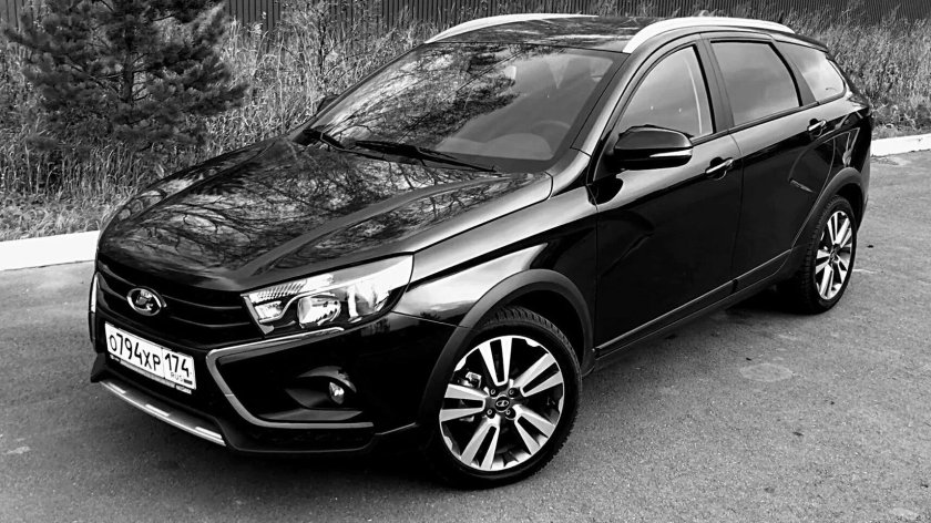 Лада Веста св кросс черная