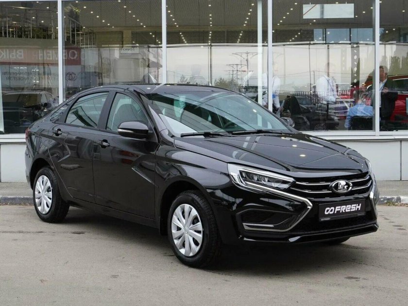 Лада веста седан 2021 черная