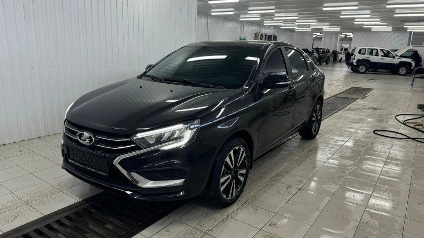 Лада веста черная