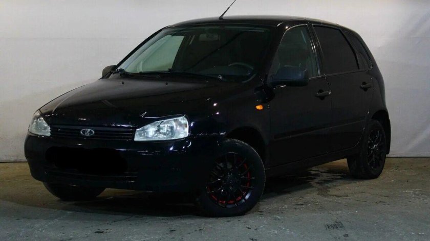 Лада Калина 1 черная