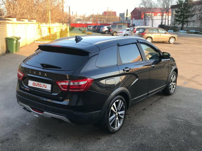 Лада Веста кросс черная