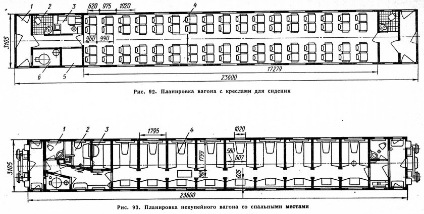 Вагон сидячий 3с схема