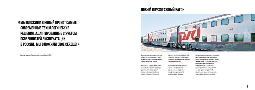 Двухэтажные вагоны РЖД 2020
