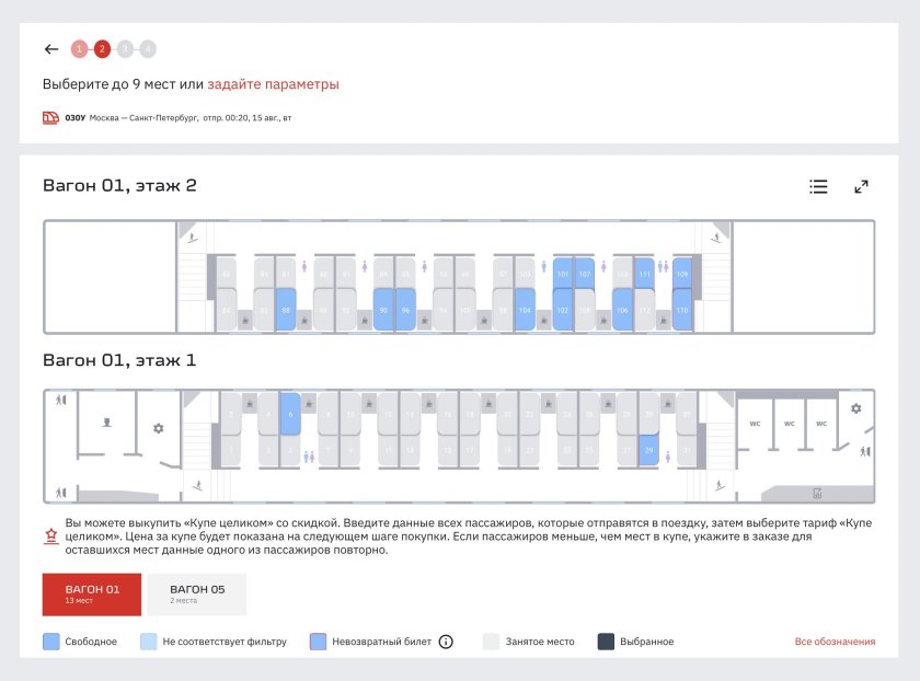 Как выбрать женское купе в поезде