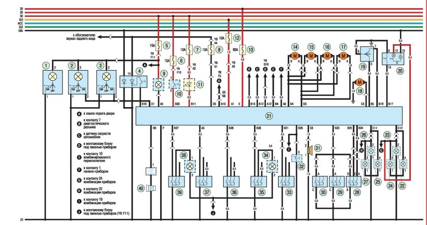 Схема электрическая чери Тигго т11 2.4