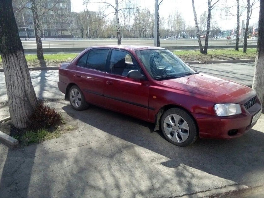 Хендай акцент на штампах r15