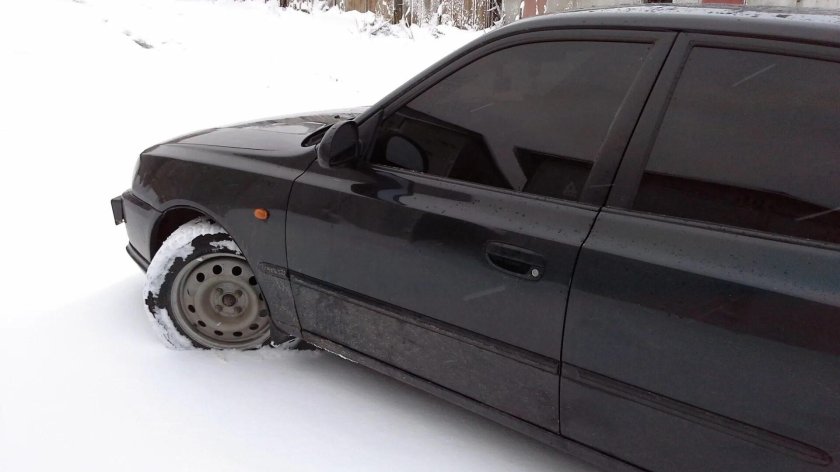 Hyundai Accent штампы чёрные