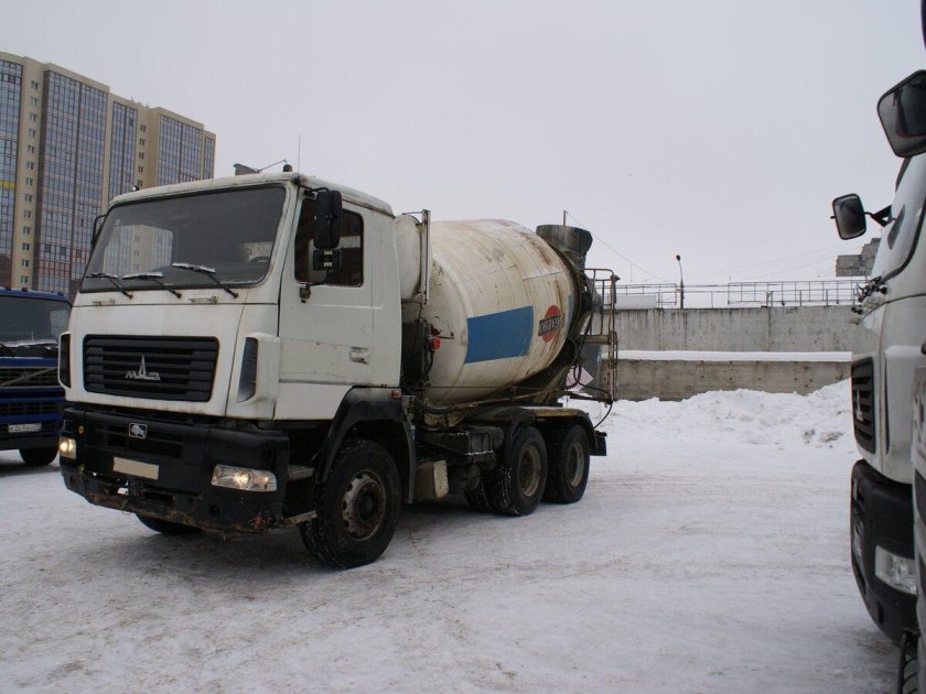 Маз 6312 автобетоносмеситель