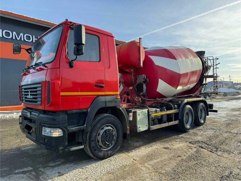 Автобетоносмеситель 69366j на шасси маз 63122j-559-042 (евро-5) 10м3
