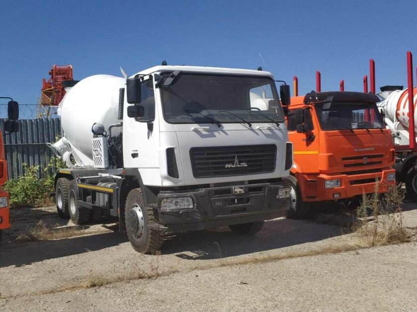 Маз 6312 автобетоносмеситель