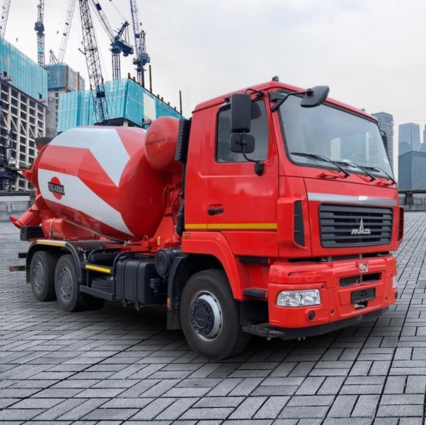 Автобетоносмеситель 69366j на шасси МАЗ 63122j-559-042 (евро-5) 10м3