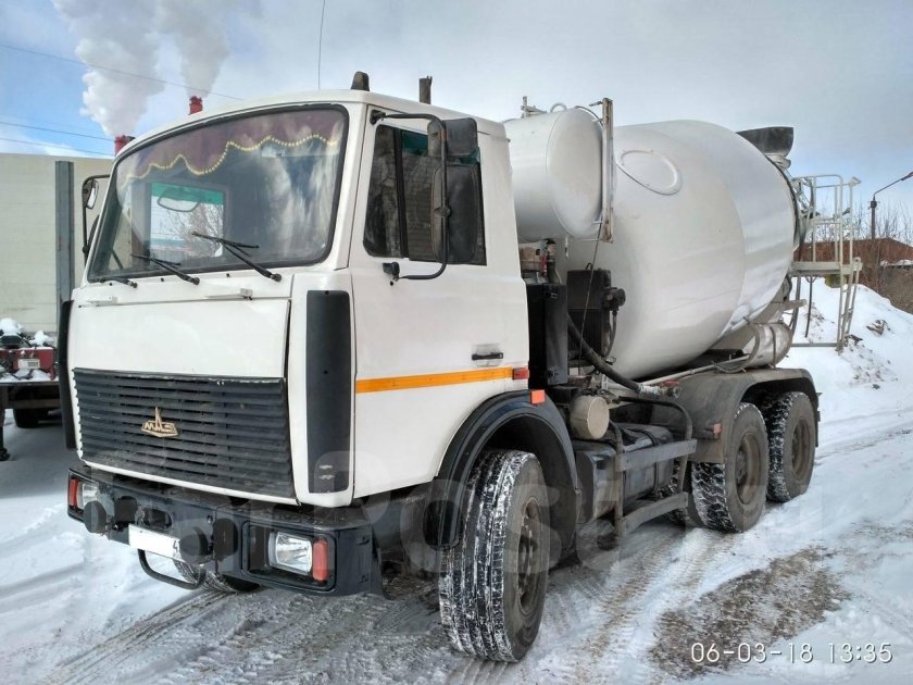 Бетономешалка МАЗ 5516а5