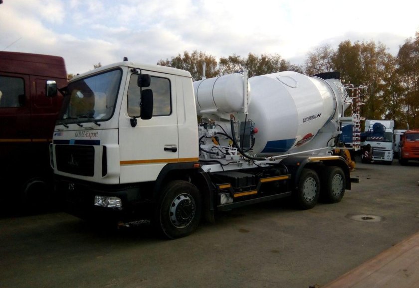 МАЗ 6312в5 автобетоносмеситель