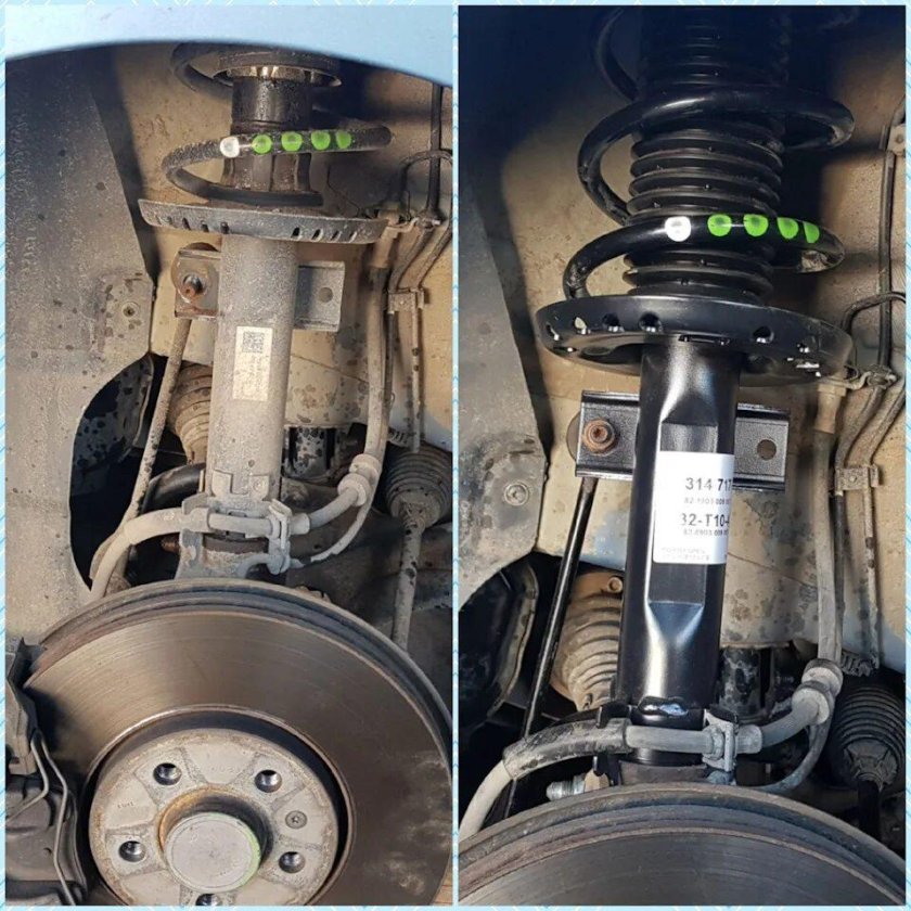 Упор передних амортизаторов Рапид