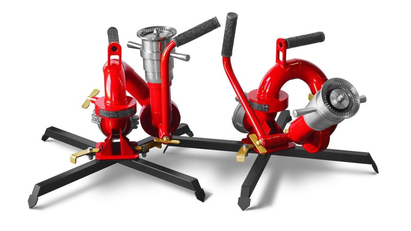 Лафетный ствол пожарный стационарный