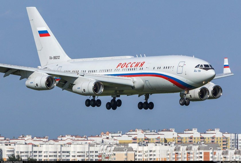 Президентский самолёт ил-96-300пу