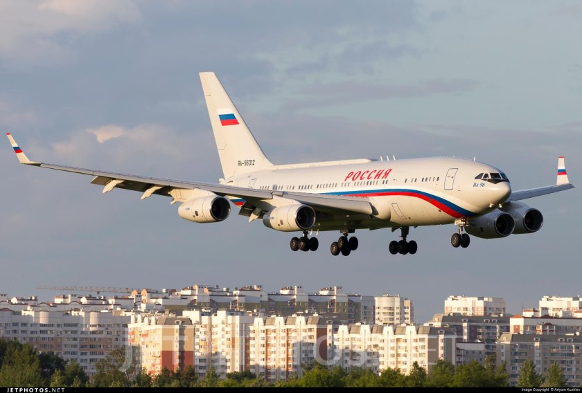 Президентский самолет Путина ил-96