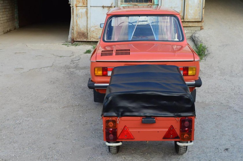 ЗАЗ 968 С прицепом