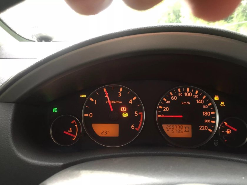 Чек ESP off Nissan Pathfinder