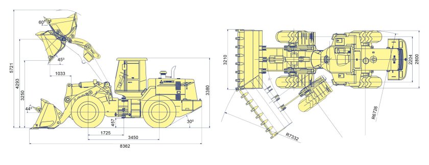 Погрузчик фронтальный SDLG lg953