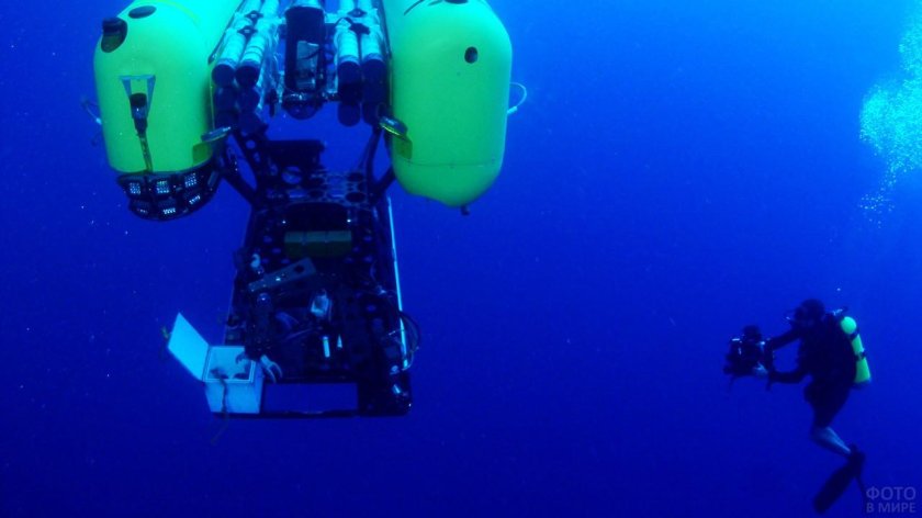 Батискаф Триест Марианская впадина