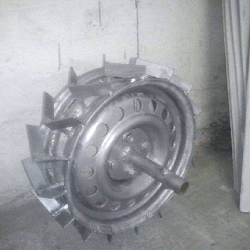 Грунтозацепы для мотоблока из нивовских дисков