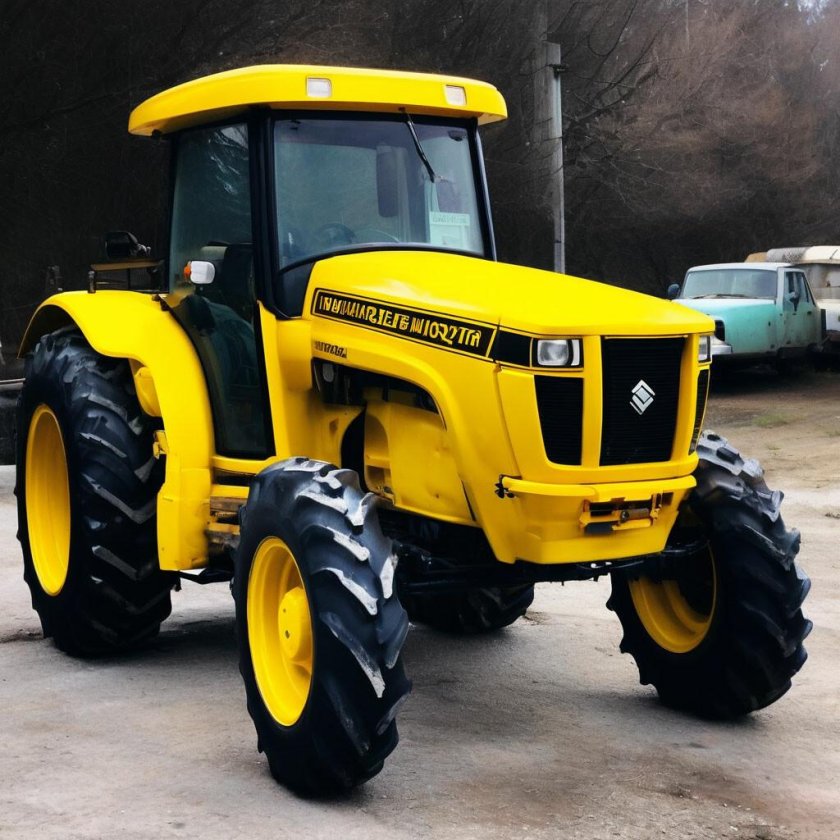 Жёлтый трактор