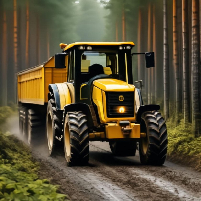 Электрический трактор