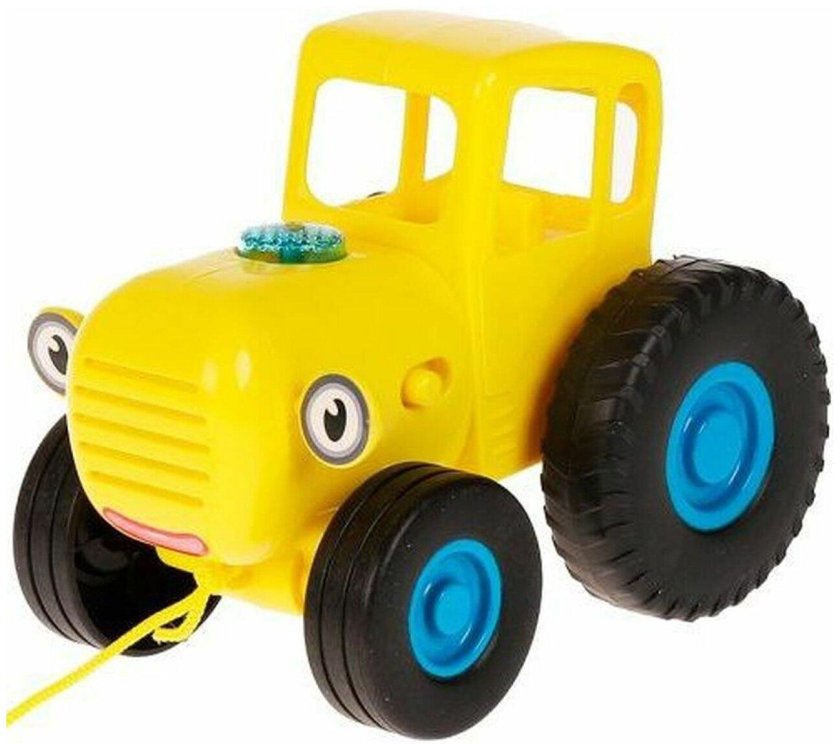 Музыкальная игрушка-каталка "синий трактор"