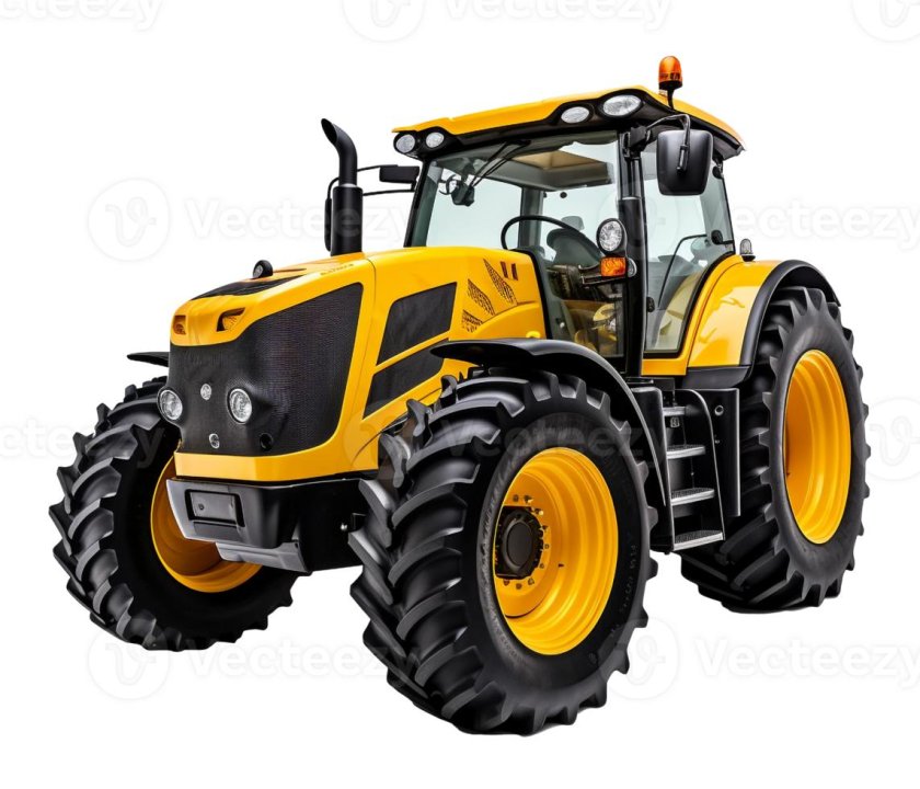 Трактор без фона