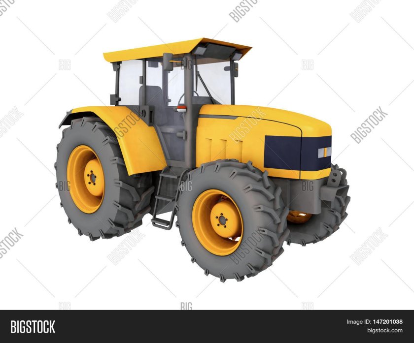 Трактор без фона