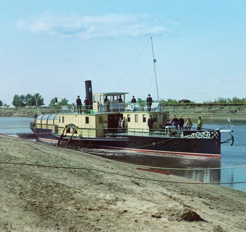 Прокудин-Горский пароход Тюмень