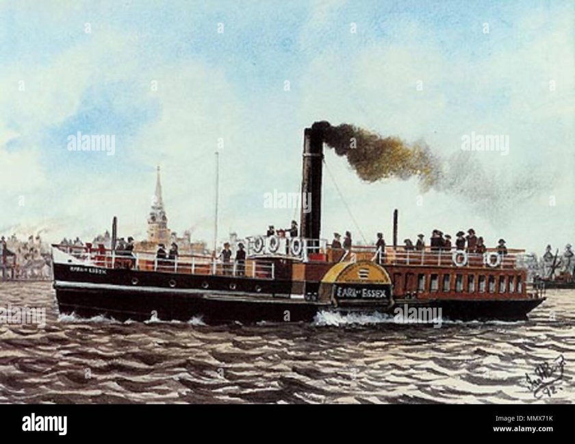 Колёсные пароходы 19 века