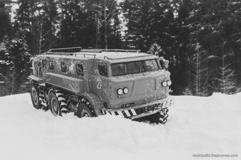 Снегоболотоход ЗИЛ-э167