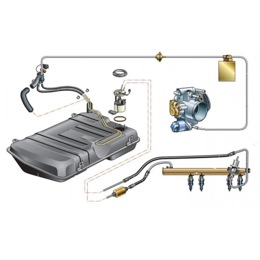 Топливная система Нива Шевроле 2123