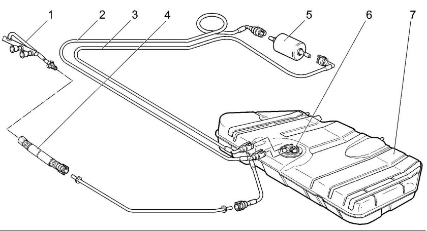 Трубки топливной системы ВАЗ 2114 инжектор 1.5