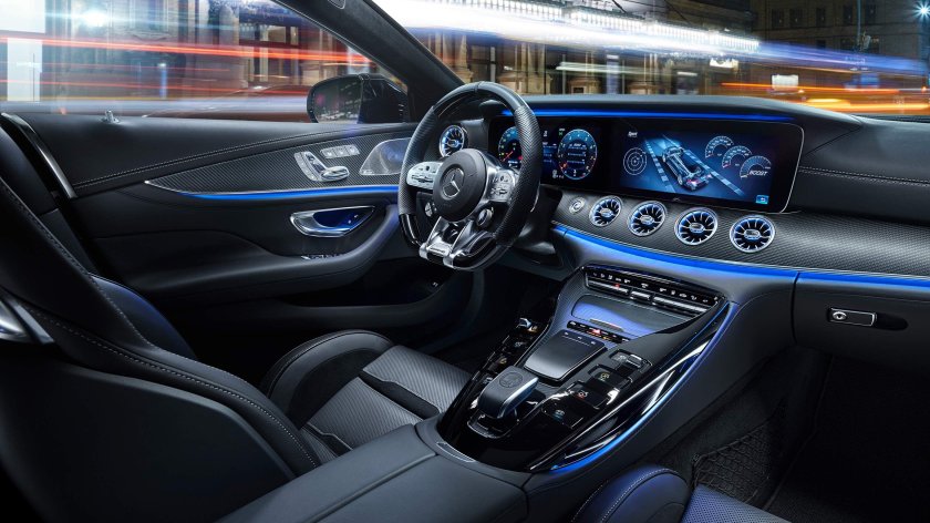 Мерседес АМГ gt 63 салон