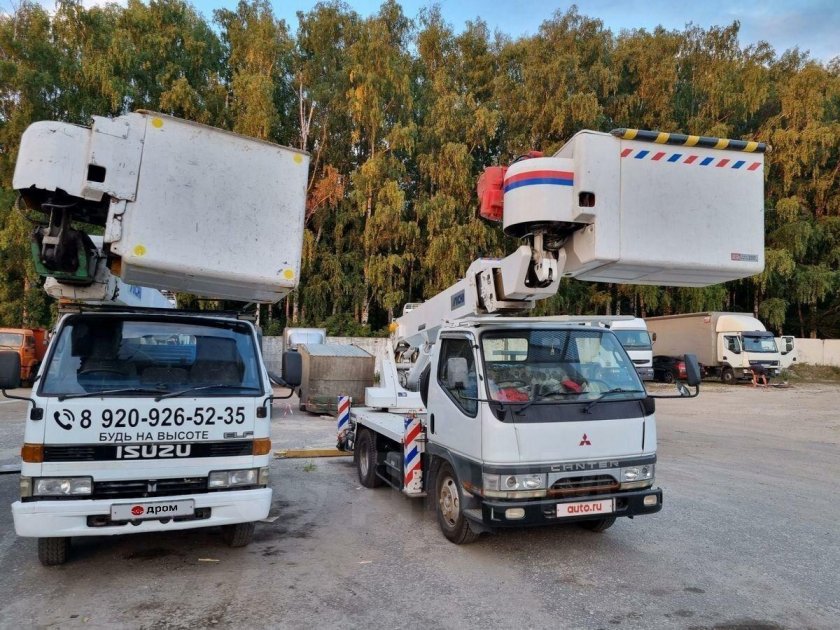 Автовышка митсубиси кантер