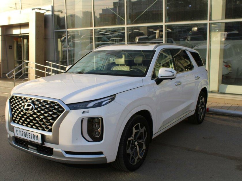 Хёндай Палисад 2021 белый