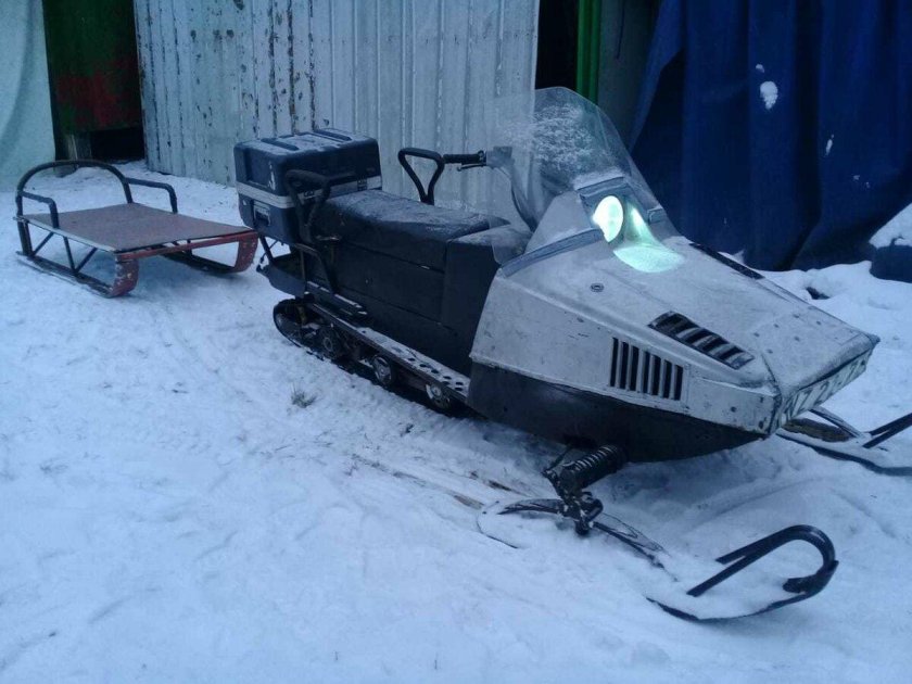 Снегоход буран 640 покатушки