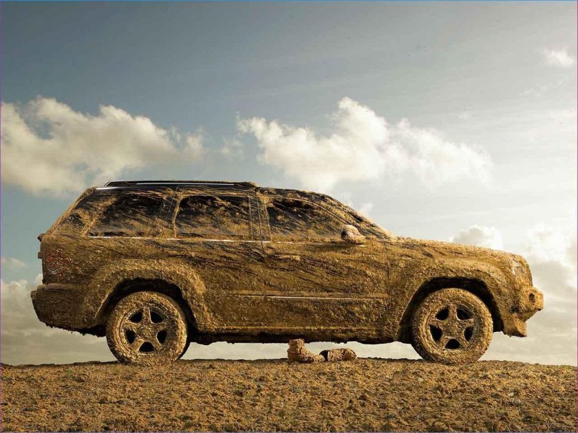 Джипы в грязи