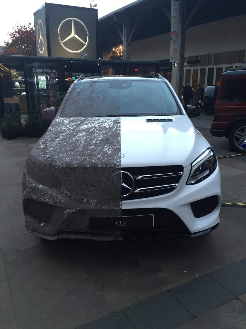 Мерседес в пленке