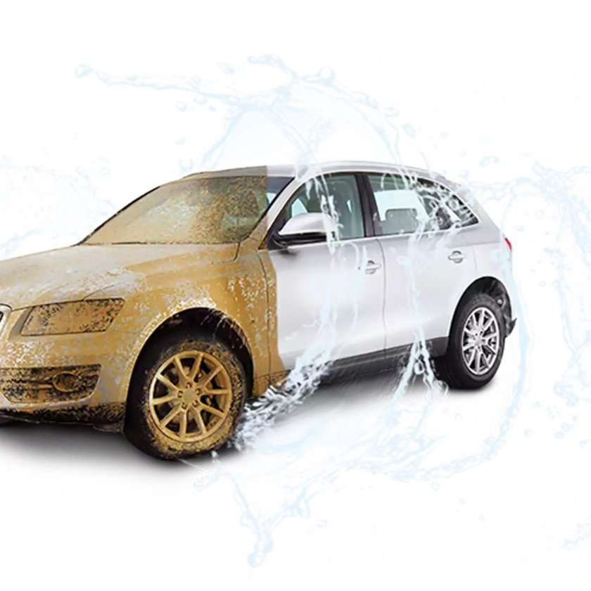 Грязная и чистая машина