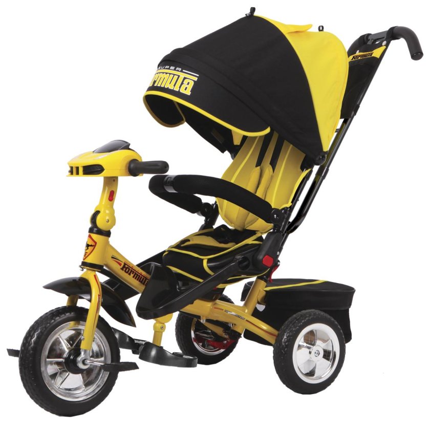 Велосипед трехколесный Formula с ручкой управления