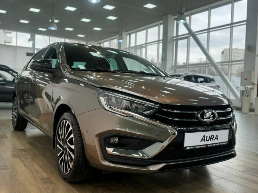 Коричневая лада веста